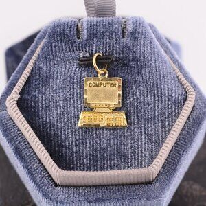 10KT Computer Pendant